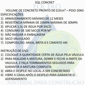 EQL Group Obras EQL EKO EQL Concret Concreto Ensacado